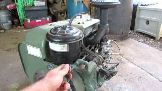 Wisconsin TJD 182HP 2 cylinder air cooled [upl. by Anihpesoj526]