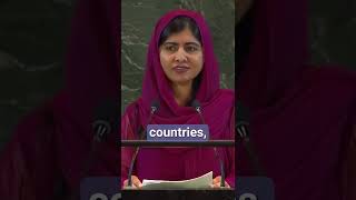 Malala  Transforming Education Summit  shorts [upl. by Annabella]