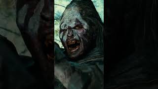 Lurtz Nearly Killed Aragorn  Tolkien Movies 101 shorts [upl. by Bohs]