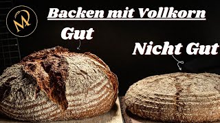 Tipps und Tricks zum Vollkornbrot  Backen mit Vollkornmehl [upl. by Shaper715]