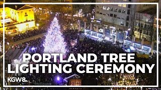 Portland Tree Lighting ceremony [upl. by Teirtza729]