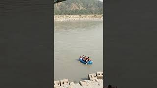 Boat rafting in chishapani  song hindisong bollywood music viralshort raft river [upl. by Nila]