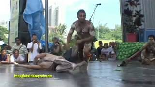 ABORIGINAL DIDGIRIDOO KANGAROO DANCE MICRONESIA ISLAND FAIR  GUAM [upl. by Shanie455]