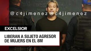 Liberan a sujeto que tuvo altercado con mujeres en 8M de la CDMX [upl. by Roch991]