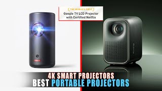 10 Best Portable Projectors 2024  Top 4K Smart Projectors 🔥 [upl. by Salamone]