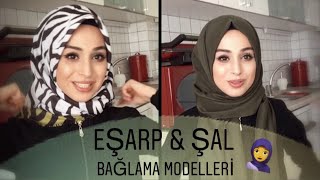 EŞARBIMI amp ŞALIMI NASIL BAĞLIYORUM  BEYZA amp BURAK ŞAHİN  herşeyaşkla [upl. by Laicram]