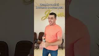 Quando o som para louvores humor comedia rir jesus shorts memes pentecostal engraçado [upl. by Aihtak151]