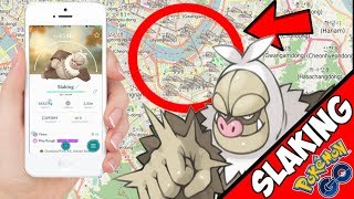 POKEMON GO  COORDENADAS LOCALIZACION NIDO SLAKOTH UBICACION DEL MEJOR NIDO SLAKOTH PARA SLAKING [upl. by Aysa]