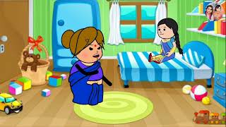 सास बहू की लड़ाई  sas bahu ki ladai  sas bahu ka jhagda story  Hindi Cartoon Video  Kahani 😡😂🤣😁 [upl. by Efrem]