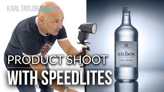 How to Shoot Professional Product Photography using Speedlites [upl. by Eiramanig]