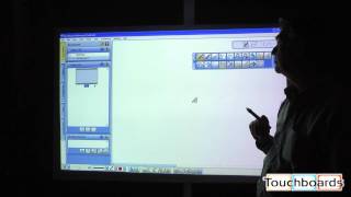 Hitachi IPJAW250N Interactive Projector Demo Review [upl. by Aihsemaj]