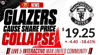 Man Utd Stock Suffers Record Price Drop Due To Glazers  TRIPLE Injury Boost  Antony Pressure Rises [upl. by Millhon]