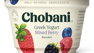 Trying chobani greek yogurt mixed berry ￼review [upl. by Rehnberg]