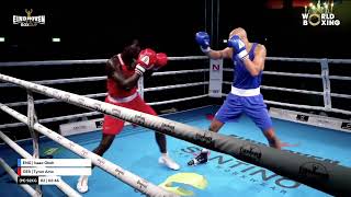 Isaac Okoh ENG vs Tyron Amo GER Eindhoven Box Cup 2024 SFs 92kg [upl. by Stultz]