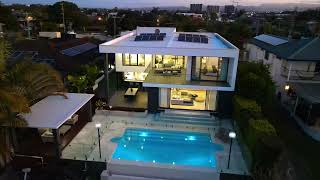 Gold Coast Mansion Waterfront Broadbeach Waters Gold Coast Australia 4K Real Estate Video [upl. by Skvorak]