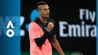 Nick Kyrgios v Viktor Troicki match highlights 2R  Australian Open 2018 [upl. by Wittenburg101]