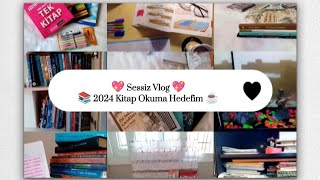 Sessiz Vlog Kitap KargosuKitaplık Düzeni2024 Kitap Okuma HedefiÖABTÖneriler ve Taktikler 📚☕🕊️🇹🇷 [upl. by Ytirahc]