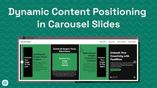 Transform Your Carousels PostNitros New Dynamic Slide Editor  Easy Image amp Text Positioning [upl. by Reyotal859]