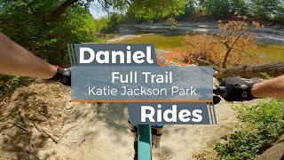 Katie Jackson Full Trail  Mountain Biking DFW [upl. by Shiverick]