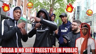 Digga D  No Diet Public Freestyle [upl. by Stein]