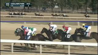 Oaklawn Park Replays Race 6  January 15 2022 [upl. by Domenech]