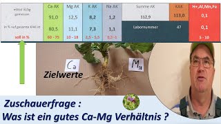 Zuschauerfrage  Was ist ein Gutes CaMg Verhältnis [upl. by Ulrike]