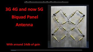 3G 4G and now 5G Biquad Panel Antenna [upl. by Ahcsap]