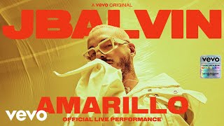 J Balvin  Amarillo Official Live Performance  Vevo [upl. by Oiciruam]