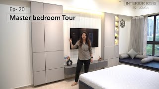 Ep20 luxury Bedroom Design India  Master Bedroom Tour  Bedroom Interior Design  Interior Iosis [upl. by Airemaj876]