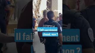 Un homme a escaladé la Tour Eiffel avant d’être interpellé [upl. by Enitsrik]