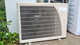 Disconnected Early 2000s Airwell inverter heat pump [upl. by Narda]