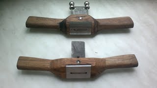 Making a simple spokeshave Стружок столярный из дубового паркета [upl. by Bohun]