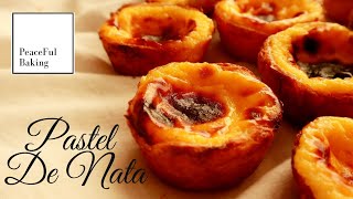 Pastel De Nata Creamy Portuguese Custard Tart [upl. by Eitirahc]