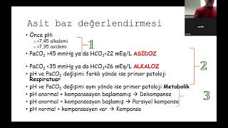 Doç Dr Cihangir Doğu  quotİleri Kan Gazı Analizi ve AsitBaz Bozukluklarıquot  14032024 [upl. by Llenod]