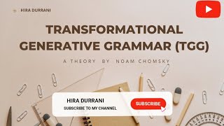 Transformational Generative Grammar TGG  Noam Chomsky  Syntactic Structures [upl. by Rexanna]