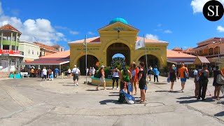 Port Zante  Basseterre  St Kitts and Nevis  Caribbean  4K [upl. by Dave543]