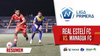 🎥 RESUMEN  Managua FC 0️⃣🆚1️⃣ Real Estelí FC  Apertura 2023  Semifinal Ida [upl. by Sivaj]