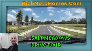 Salt Meadows from Meritage Homes in Parrish Florida  Real Estate  Community Tour [upl. by Aloel791]