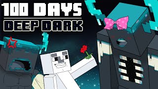 100 Days Minecraft DEEP DARK [upl. by Ainoz]