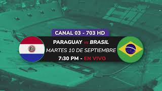 PARAGUAY vs BRASIL EN VIVO en ASUNCIÓN por las CLASIFICATORIAS 2026  FECHA 8 [upl. by Ynohtnakram]