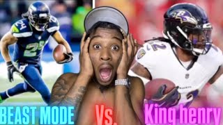 Most VIOLENT Matchup EVER Marshawn Lynch Vs Derick Henry Highlights Reaction [upl. by Nisaj]