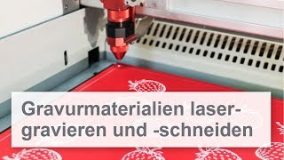 Lasermaterialien gravieren und schneiden  für Innen und Außenanwendungen [upl. by Montana]