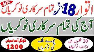 18 August 2024 All Pakistan government jobs 2024 [upl. by Idette]