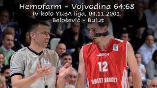 Hemofarm  Vojvodina 6468 IV kolo YUBA lige 04112001 [upl. by Deibel]