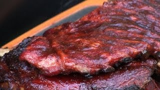 BBQ Pork Spare Ribs Recipe  321 Method [upl. by Talanian]