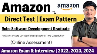 Amazon SDE Hiring Exam amp Interview Process  2022 2023 2024  Amazon Direct Test Hiring [upl. by Leugimsiul]