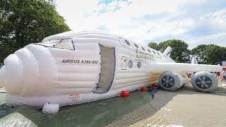 Worlds First Inflatable A380  Emirates Airline [upl. by Rex]