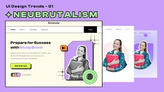 UI Design Trends 01  Neubrutalism [upl. by Yerffej]