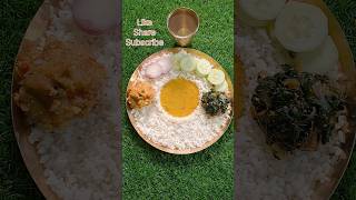 Traditional odia thali lunch vegauthentic indianfood healthy homecooked shorts yt odiafood [upl. by Cahn]