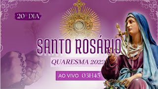 Santo Rosário Completo  Quaresma 2022  AO VIVO  22032022  Ademir Missão De Misericórdia [upl. by Natsud]